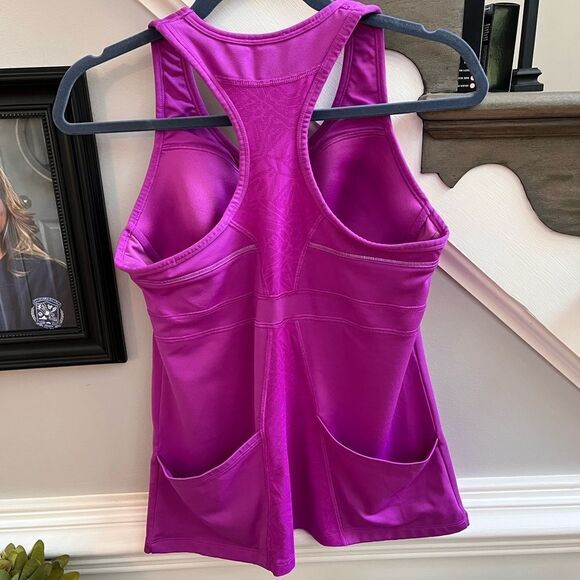 Athleta Turbocharged Purple Tank Top sz M EUC - Picture 2 of 6
